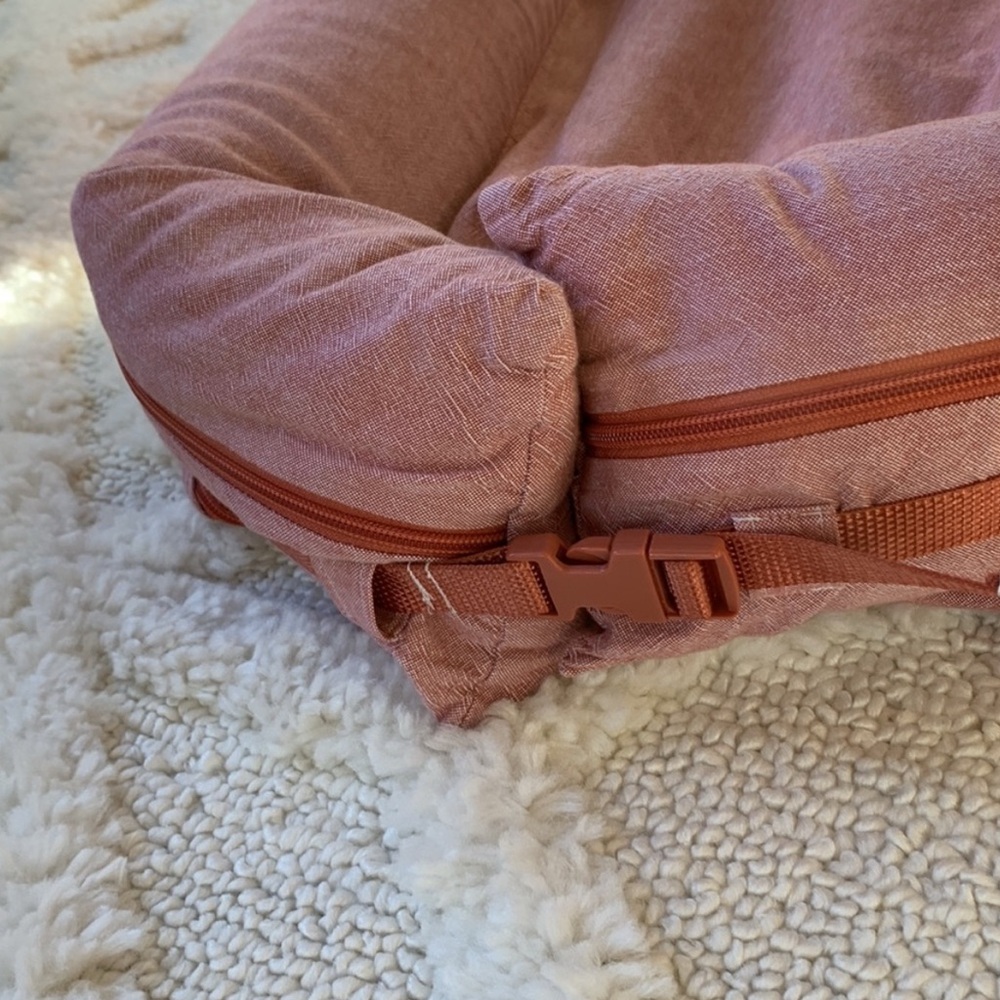 Dock-A-Tot Deluxe in Ginger Chambray - Picture 3 of 4